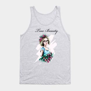 True Beauty with fragrant flowers Tank Top
